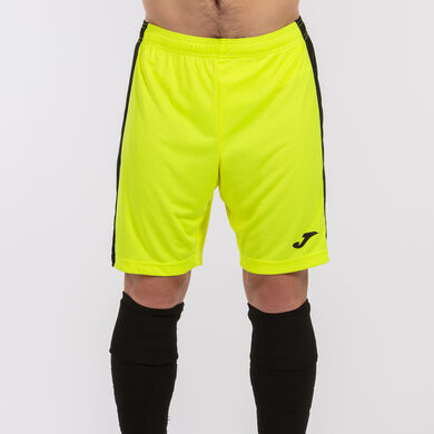 Shorts man Maxi fluorescent yellow black