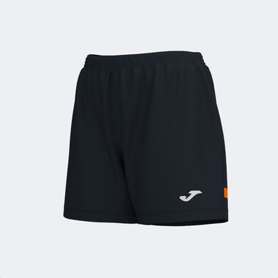 Shorts woman Tokyo black orange