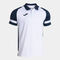 Polo manches courtes homme Lider blanc bleu marine