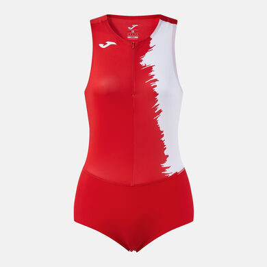Costume intero donna Picasho rosso bianco