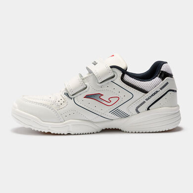CHAUSSURES CASUAL SCHOOL 22 JUNIOR BLANC BLEU MARINE ROUGE