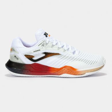 Chaussures Point Men 25 terre battue homme blanc