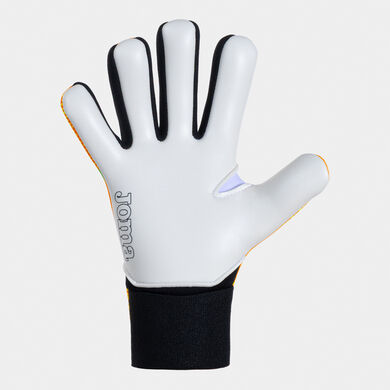 Football goalkeeper gloves Hunter orange yellow