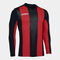 Long sleeve shirt man Pisa red black