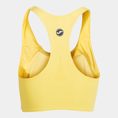 Tank-top woman Indoor gym yellow