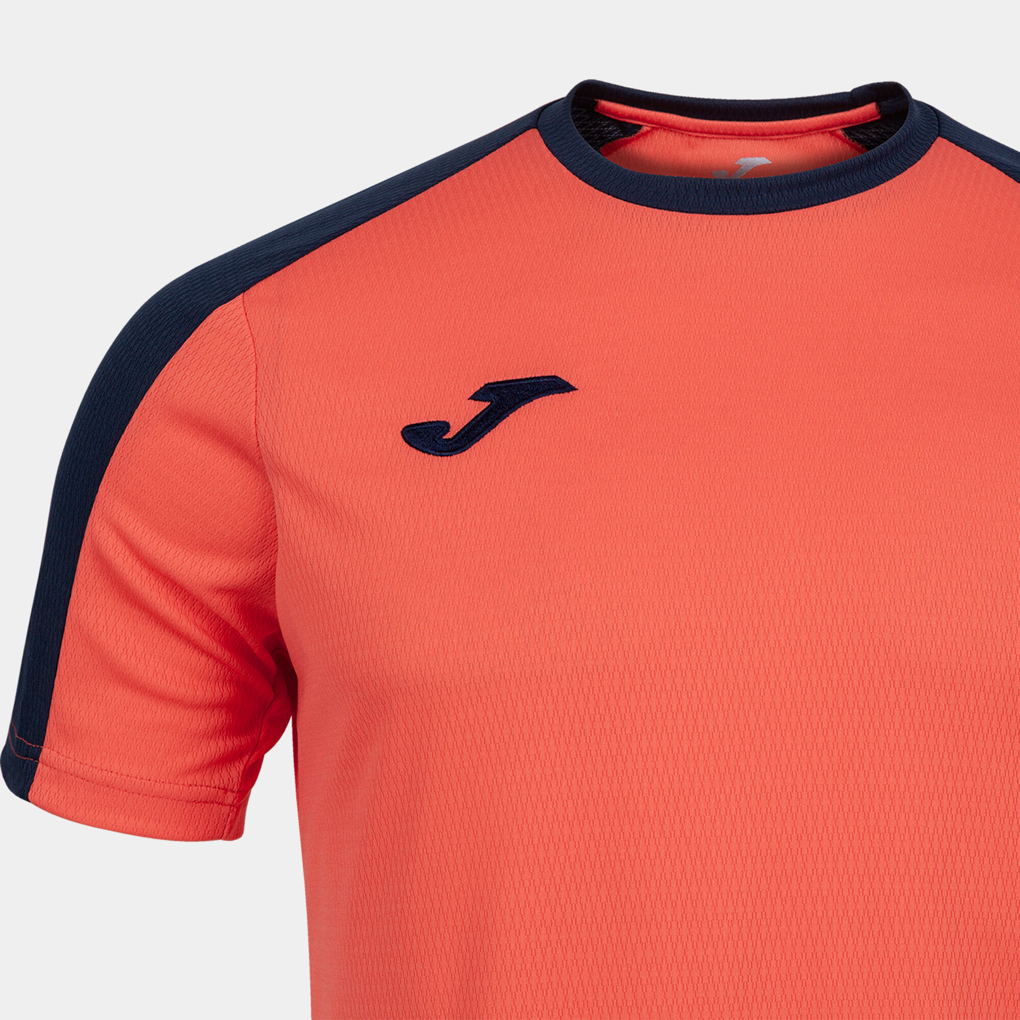 Camiseta manga corta hombre Eco Championship naranja flúor marino