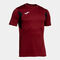 Camiseta manga corta hombre Winner III burdeos negro