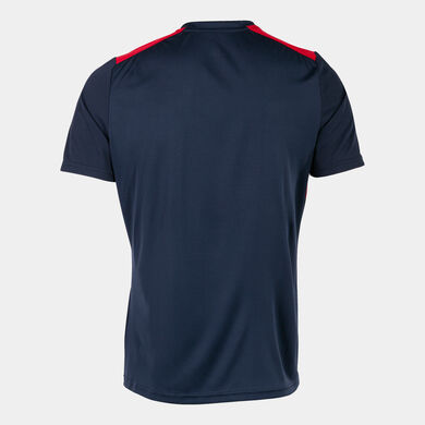 Shirt short sleeve man Championship VII navy blue red