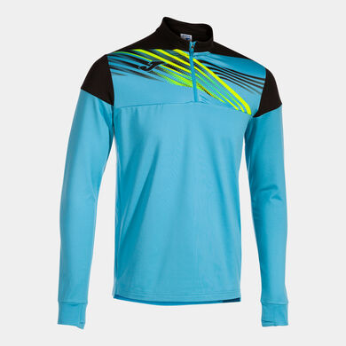 Felpe uomo Elite X turchese fluorescente nero