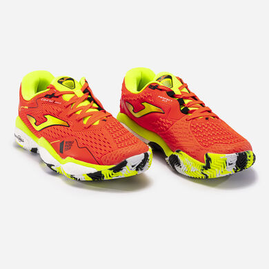 Chaussures T.Smash 23 terre battue homme orange fluo