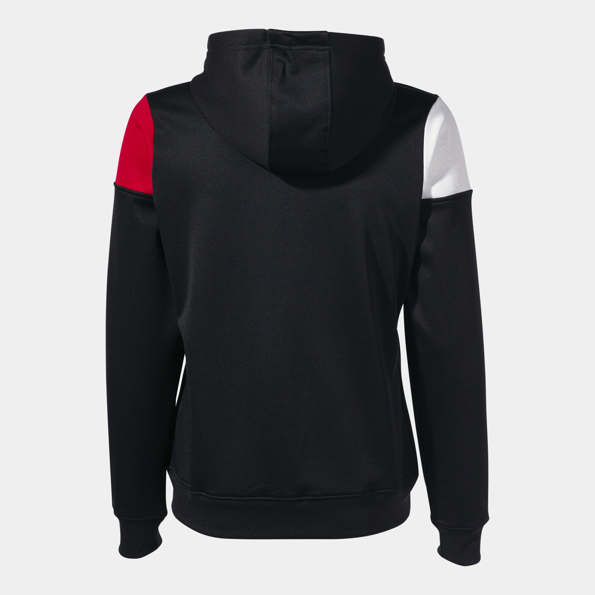 Hooded jacket woman Crew V black red JOMA