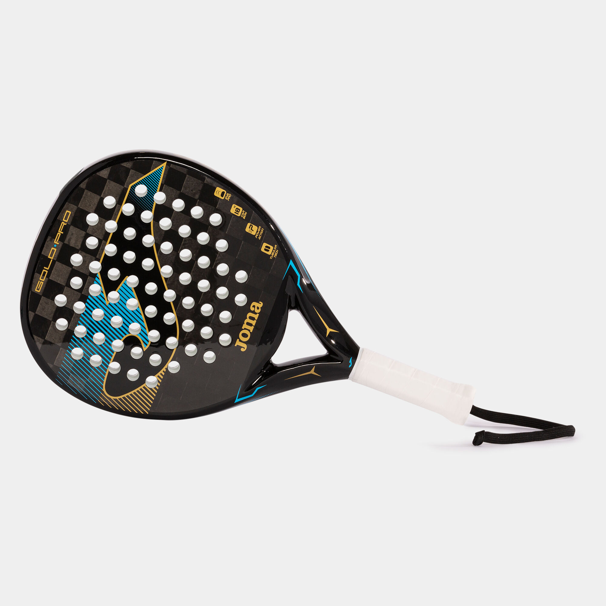 Padel racket Gold Pro black turquoise