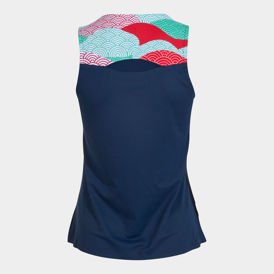 CAMISETA SIN MANGAS MUJER COMP. OFI. FED. ITALIA TENIS Y PADEL