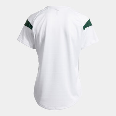 Shirt short sleeve woman Montreal white green
