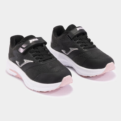 Zapatillas running Speed Jr 24 junior negro rosa