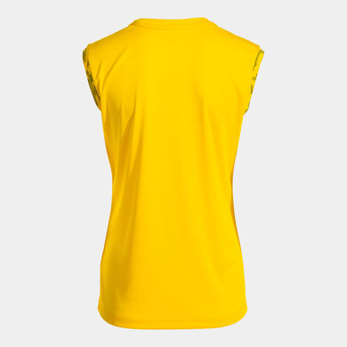Camiseta sin mangas mujer Championship VIII amarillo verde