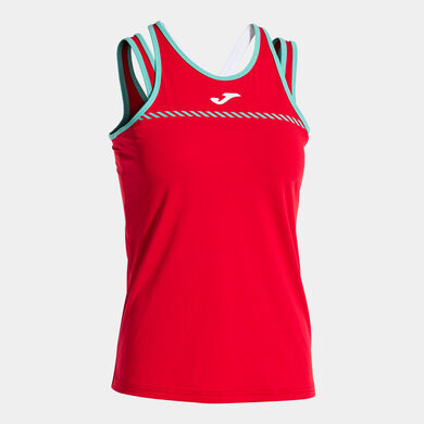 Camiseta tirantes mujer Smash rojo