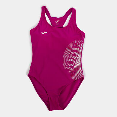 Swimsuit woman Lake II fuchsia white