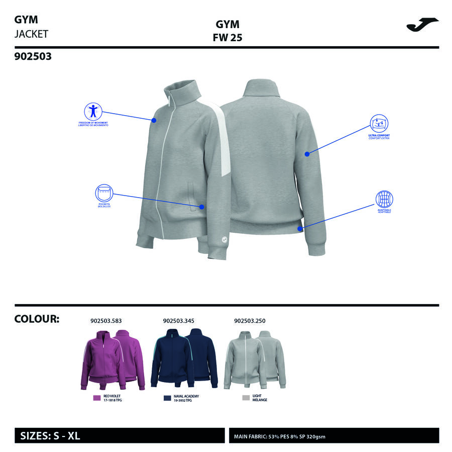 CHAQUETA INDOOR GYM