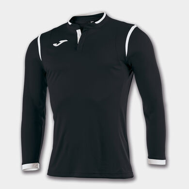 Camiseta manga larga hombre Toletum negro blanco
