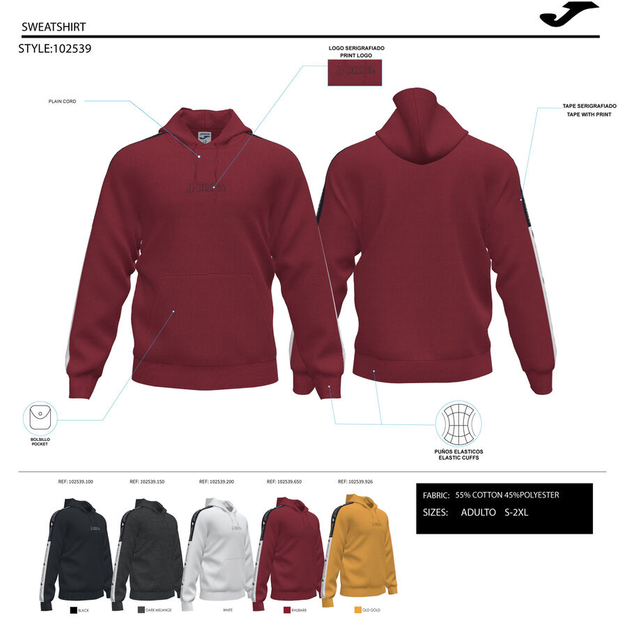 SUDADERA CON CAPUCHA URBAN STREET