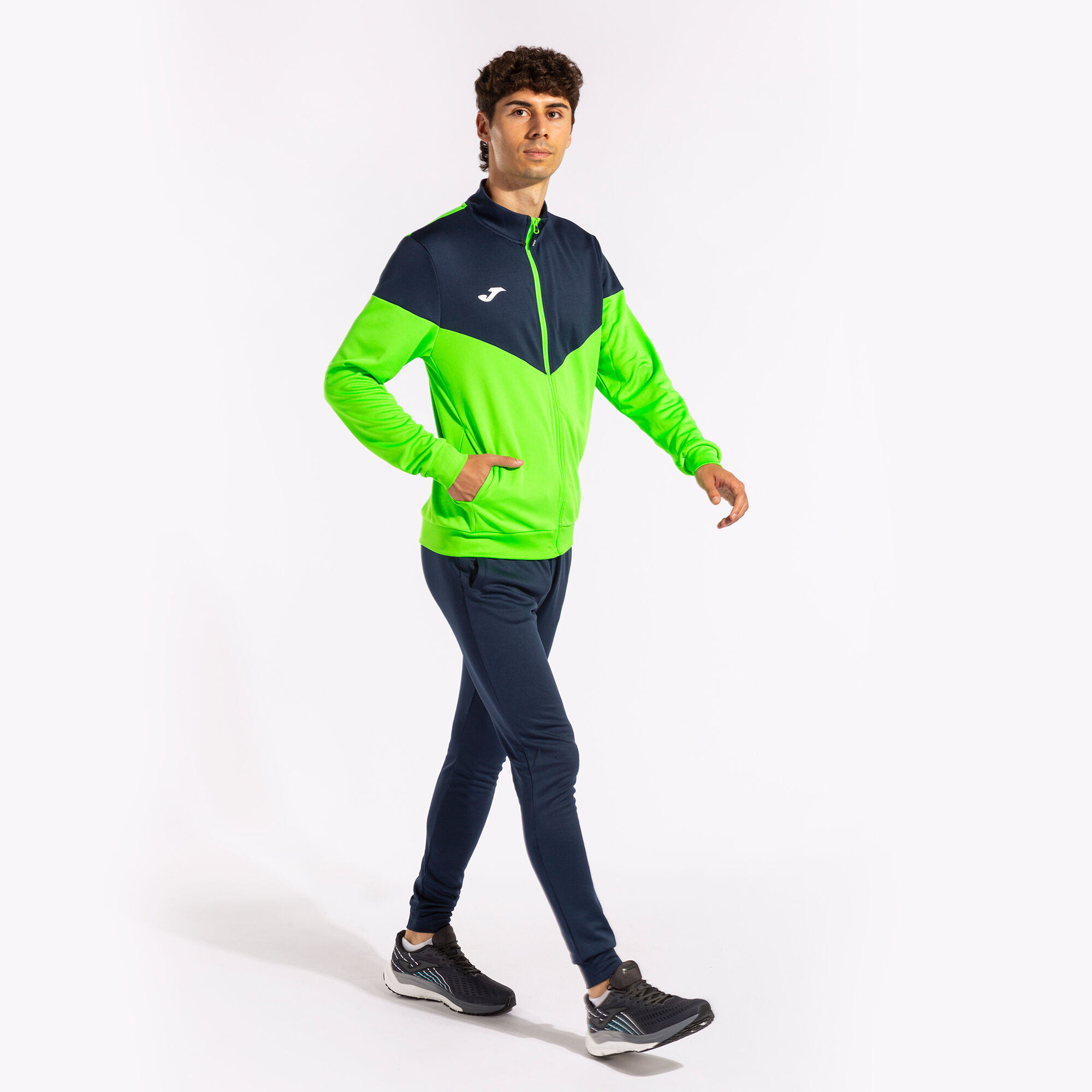 Blue and green tracksuit sales