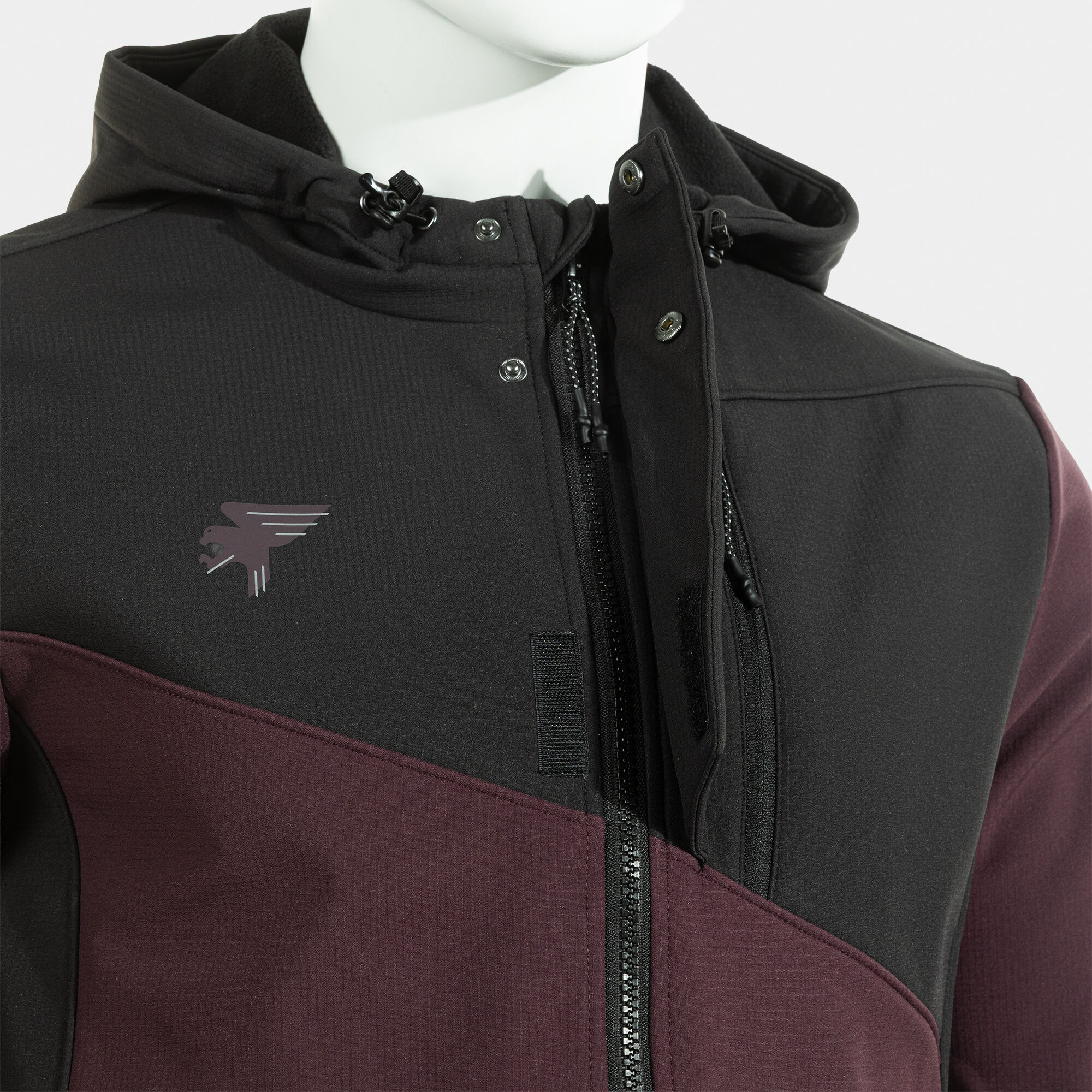 Soft shell man Explorer burgundy black | JOMA®