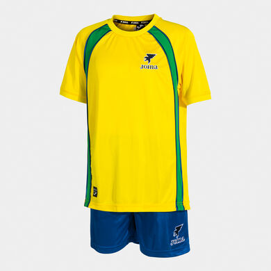 Set junior Futbol Retro Mundial amarillo verde