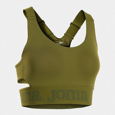 Brassière de sport femme Step vert