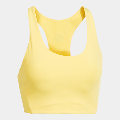 Tank-top woman Indoor gym yellow