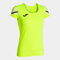 Camiseta manga corta mujer Elite XI amarillo flúor negro