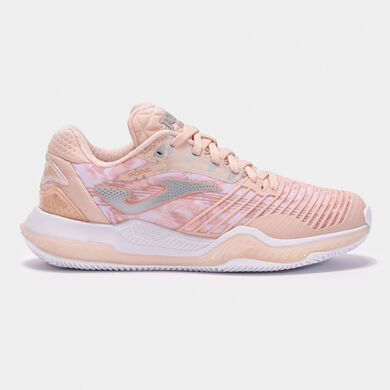 Chaussures Point Lady 25 terre battue femme rose