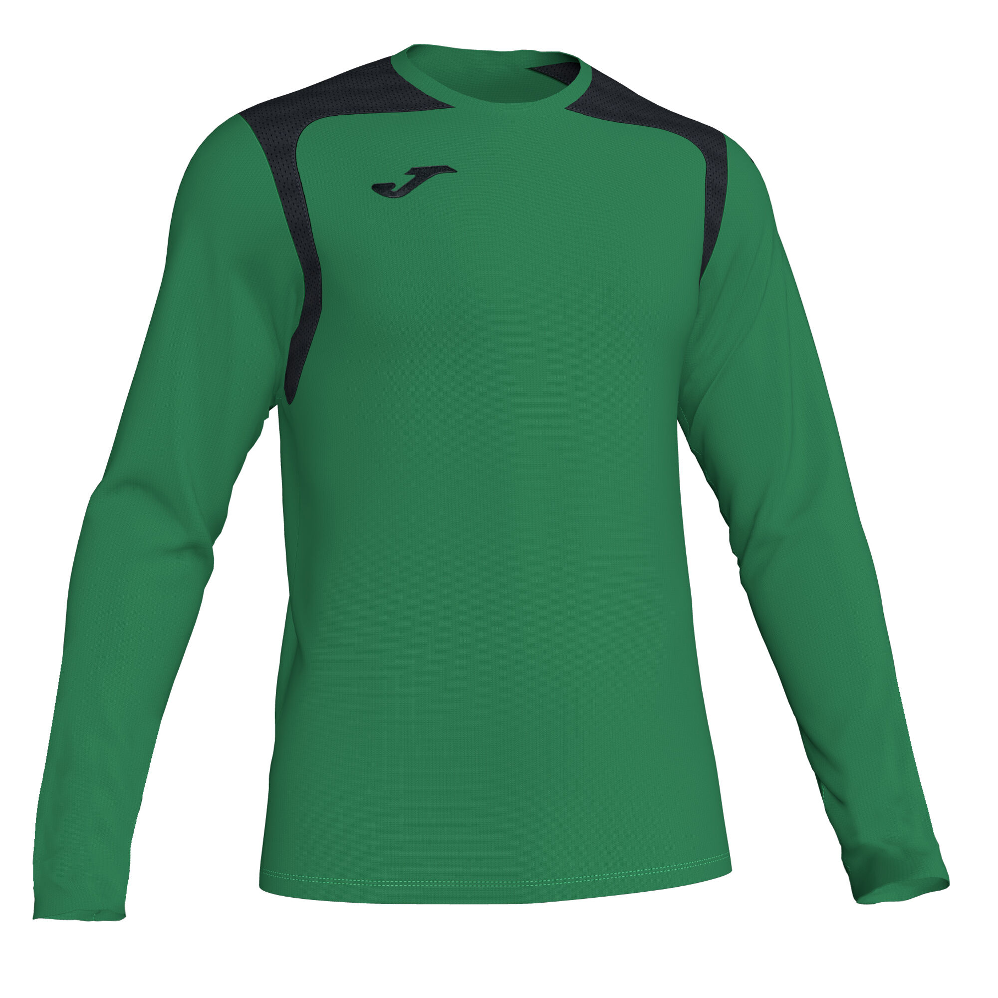 Camiseta manga larga Championship V verde negro | JOMA®