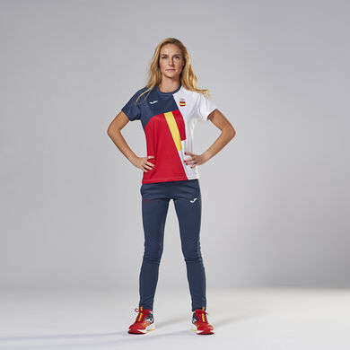 Kurzarmshirt freizeit Spanisches Olympisches Komitee
