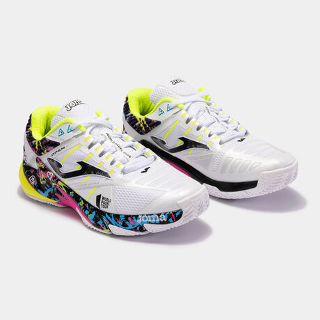 Zapatillas T.Slam 23 World Padel Tour - Wpt clay hombre blanco royal