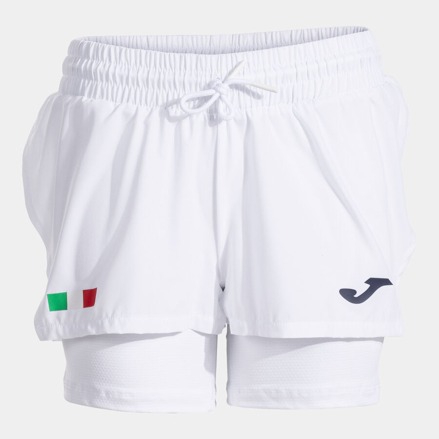 SHORT MUJER COMP. OFI. FED. ITALIA TENIS Y PADEL