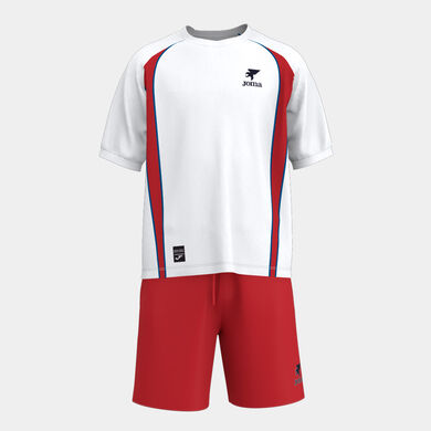 Set junior Futbol Retro Mundial 2026 wei&szlig; rot