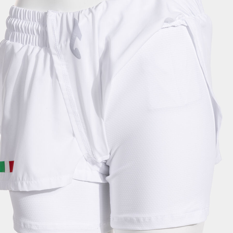 SHORT MUJER COMP. OFI. FED. ITALIA TENIS Y PADEL