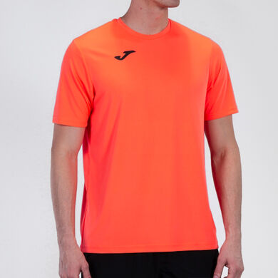 Shirt short sleeve man Combi fluorescent coral