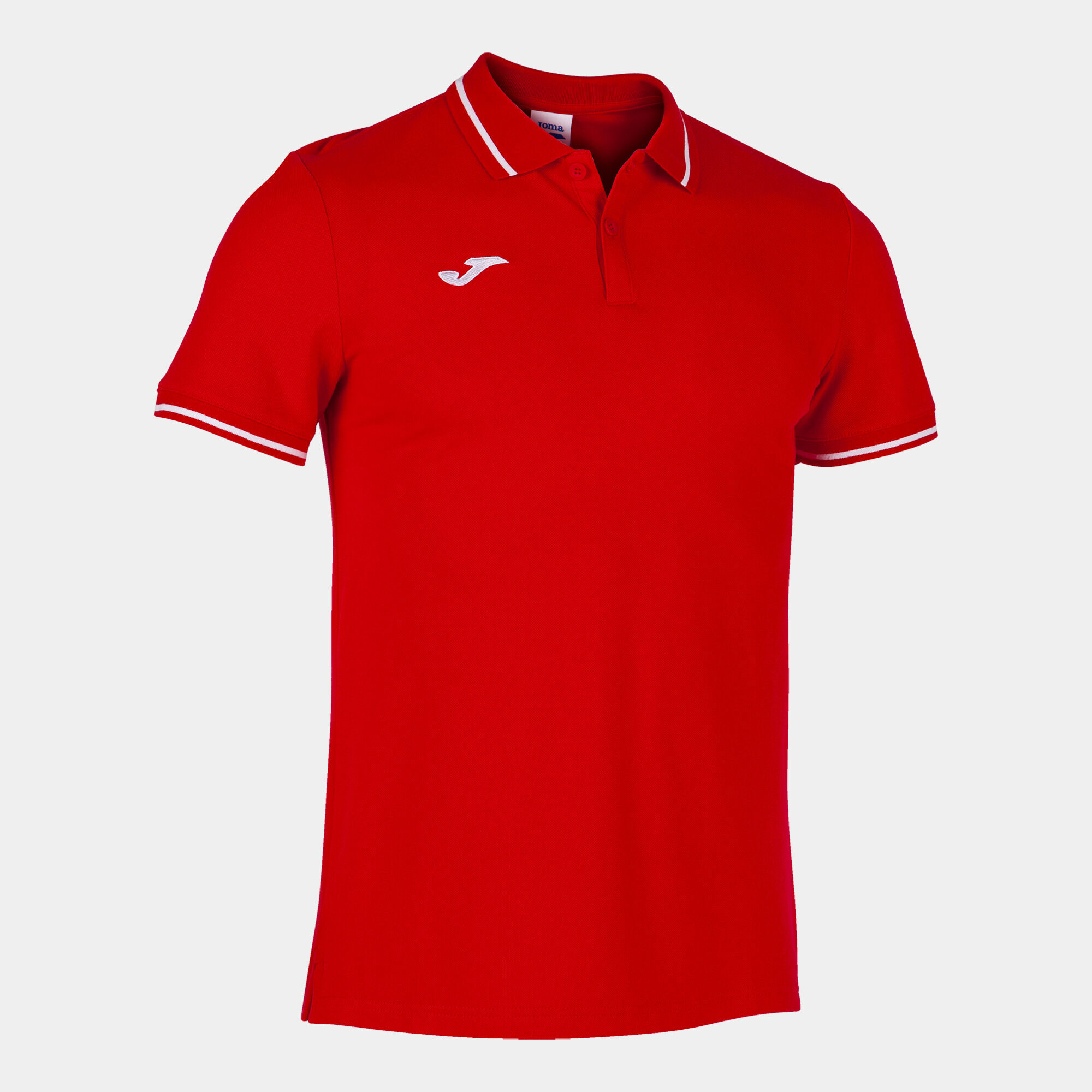 POLO MANCHES COURTES HOMME CONFORT II ROUGE