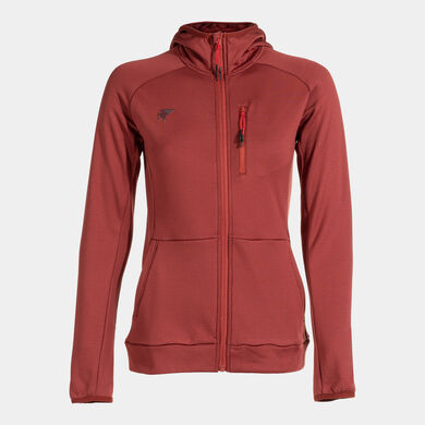 Giacca con cappuccio donna Mystic rosso