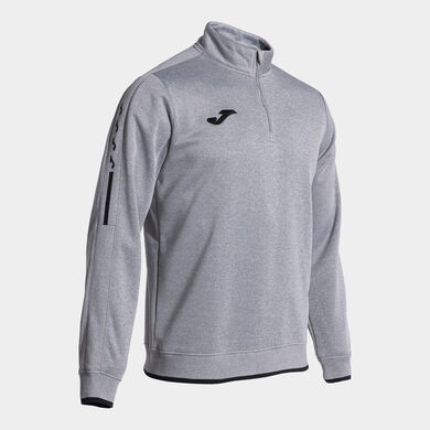 Sudadera hombre Olimpiada gris melange negro