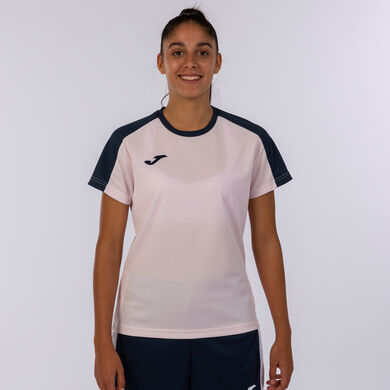 Maglia a manica corta donna Eco Championship rosa blu navy