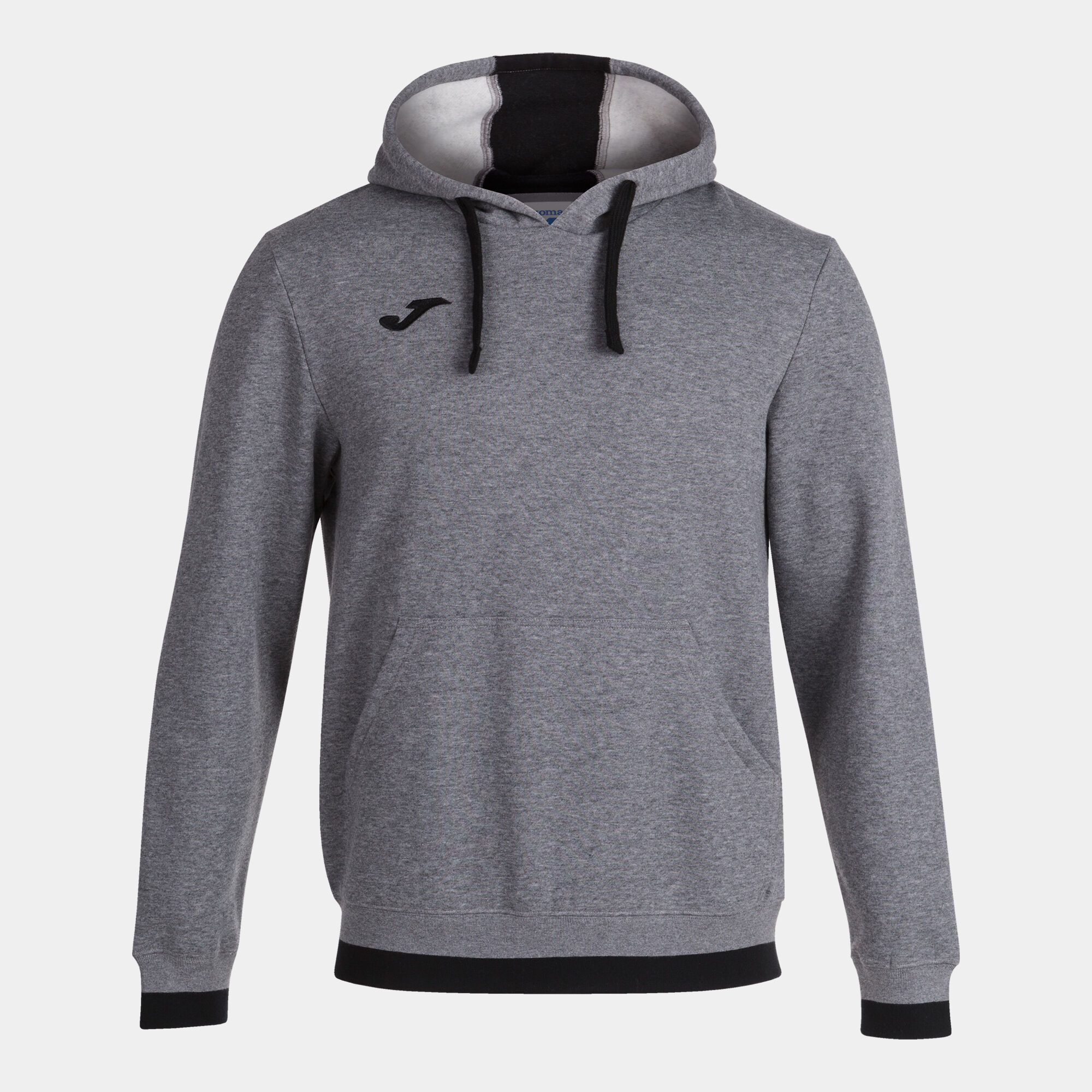 Sweatshirt mit kapuze mann Confort II melange-grau schwarz