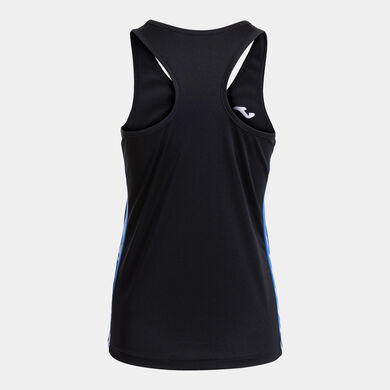 Camiseta tirantes mujer Olimpiada negro royal