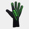 Football goalkeeper gloves Panther black fluorescent green