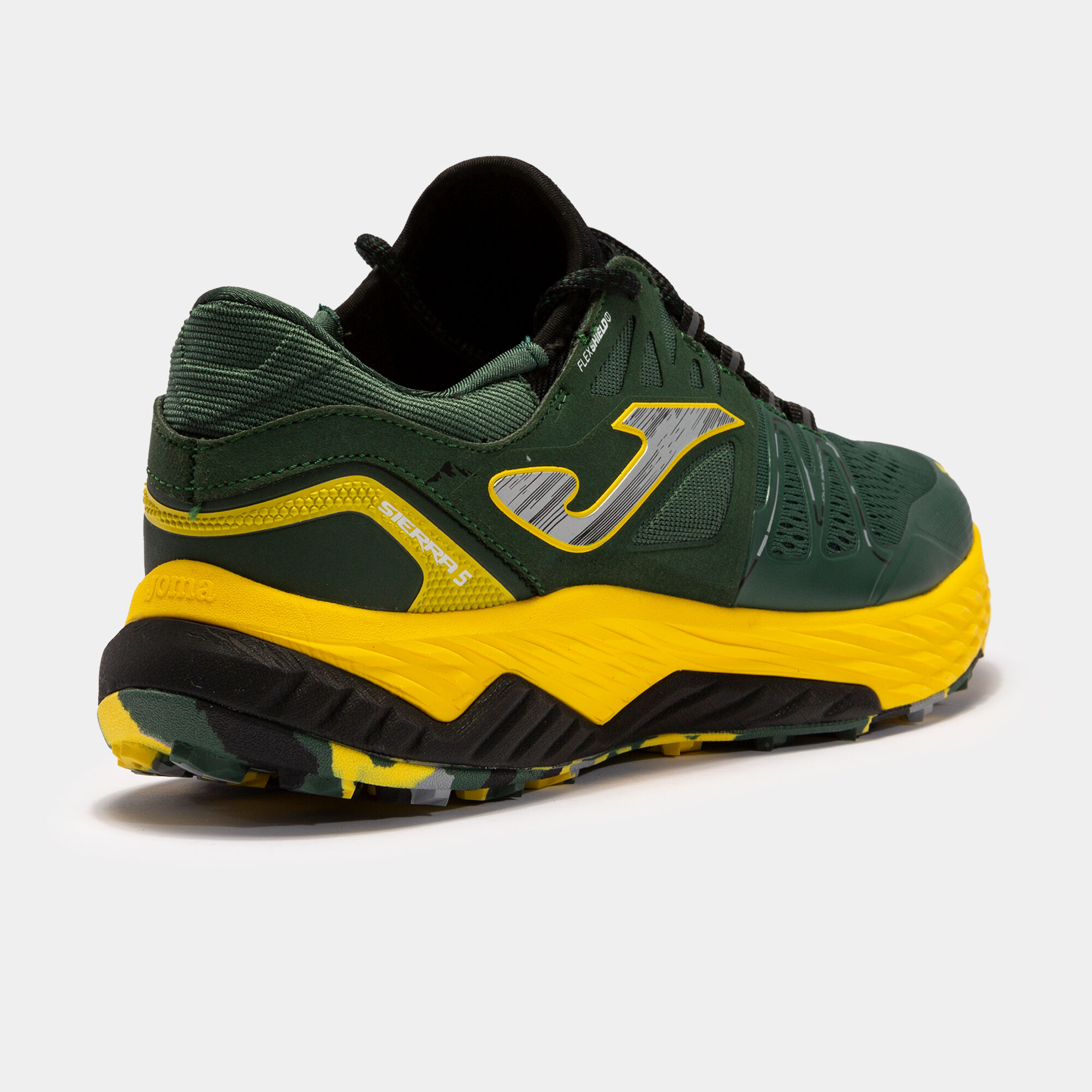 Trail running shoes Sierra 22 man green yellow
