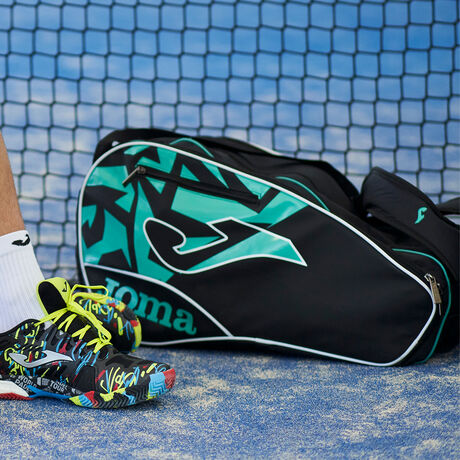 Sac padel Master noir turquoise