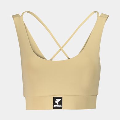 Sujetador deportivo mujer Daphne beige