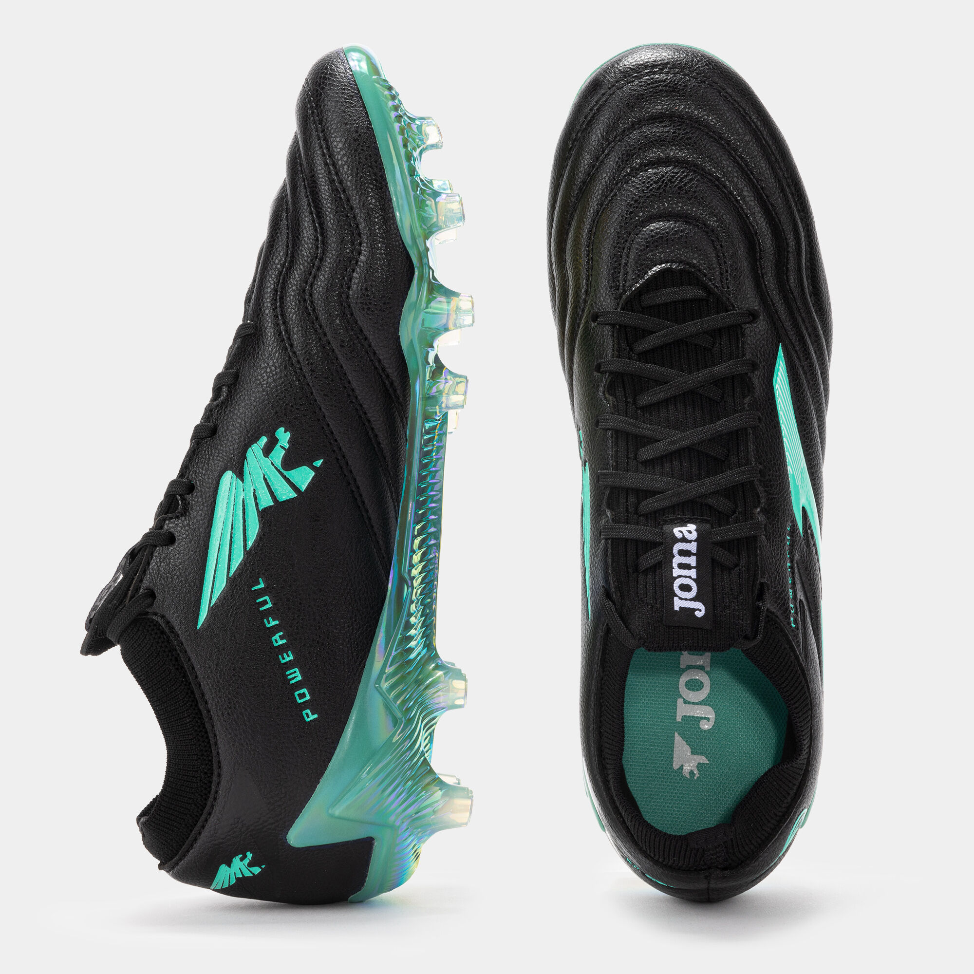 Football boots Powerful Cup 25 firm ground FG black | JOMA®